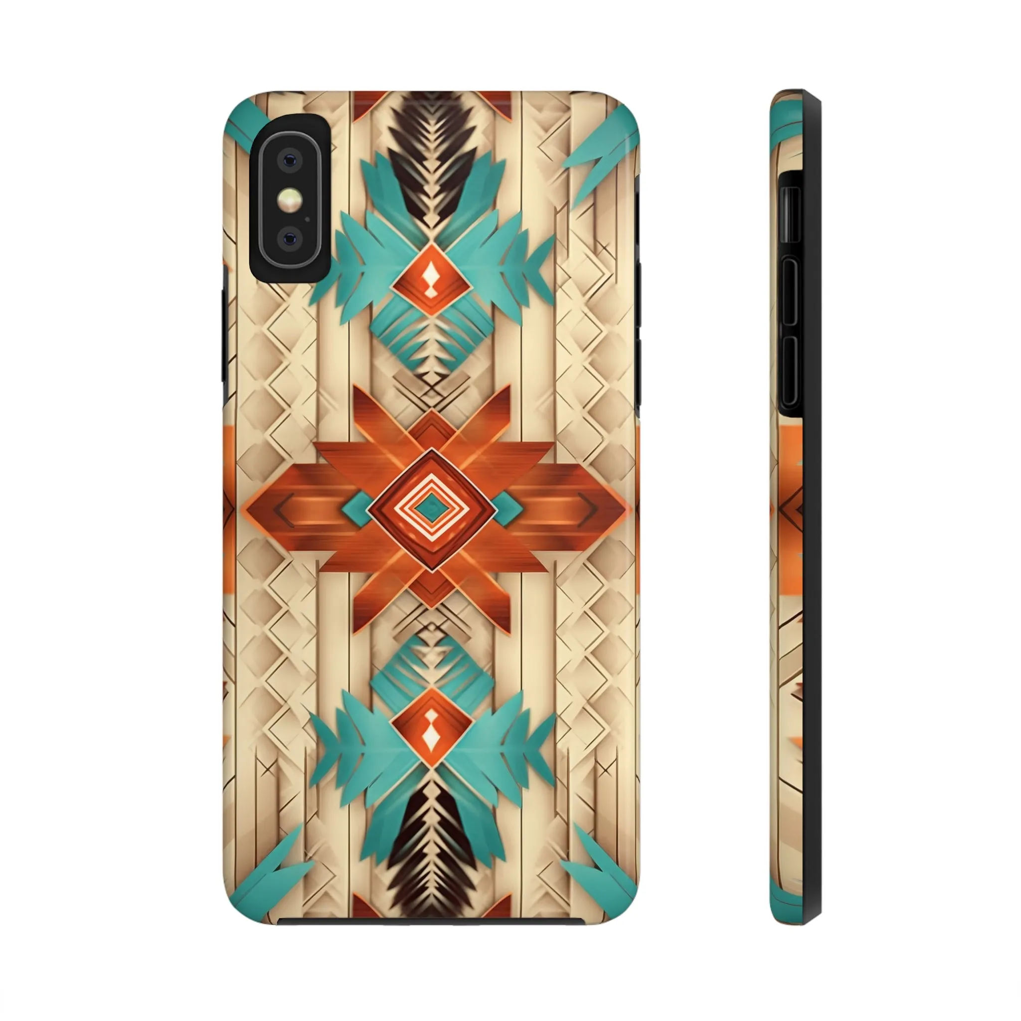 Beautiful Native American Pattern Design Tough Phone Case compatible with a large variety of iPhone models, Gift, Phone Case