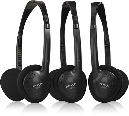 Behringer HO66 Stereo Headphones (3-Pack) (HO 66 / HO-66) A SET Of 3