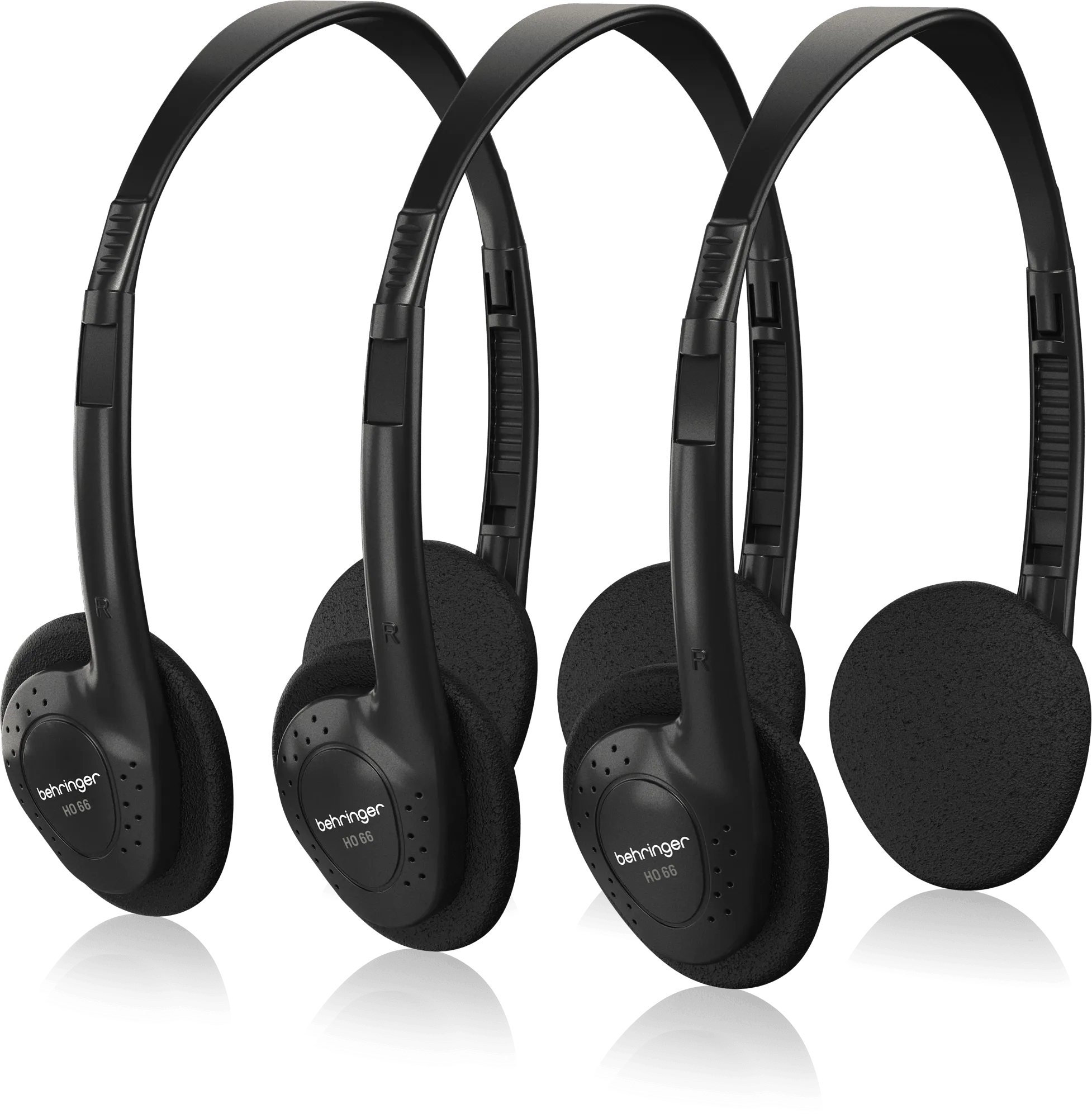 Behringer HO66 Stereo Headphones (3-Pack) (HO 66 / HO-66) A SET Of 3