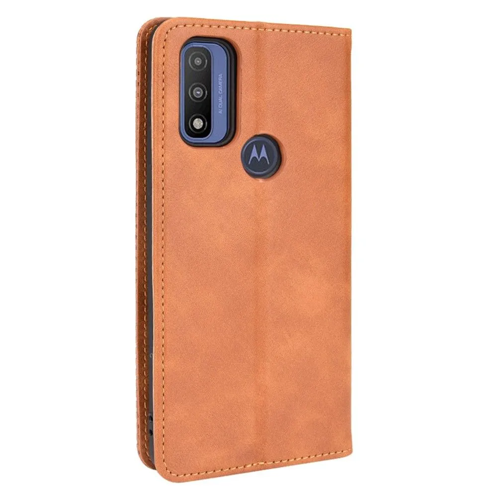 Bofink Vintage Motorola G Pure leather case - Brown