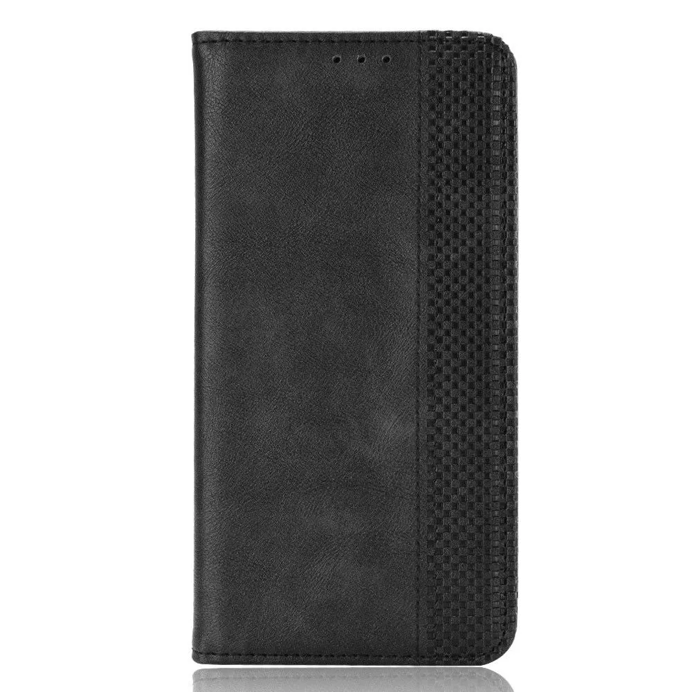 Bofink Vintage Motorola Moto G22 leather case - Black