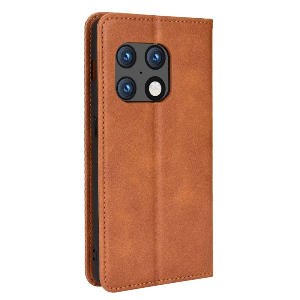 Bofink Vintage OnePlus 10 Pro leather case - Brown