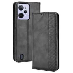 Bofink Vintage Realme C31 leather case - Black