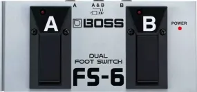 Boss FS-6 Dual Latch And Momentary Footswitch Pedal