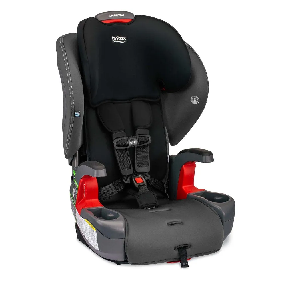 Britax Grow With You Harness-2-Booster Car Seat - Mod Black (SafeWash)