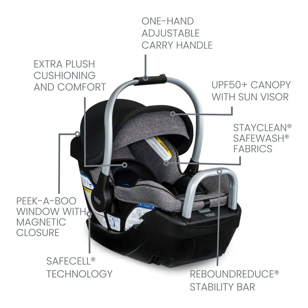 Britax Willow SC Infant Car Seat with Alpine Base