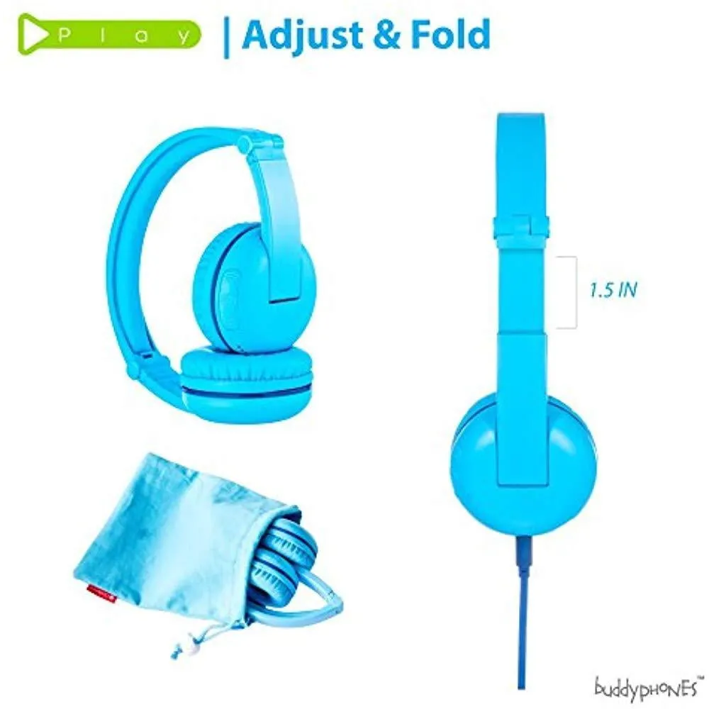 BuddyPhones Play Glacier Blue