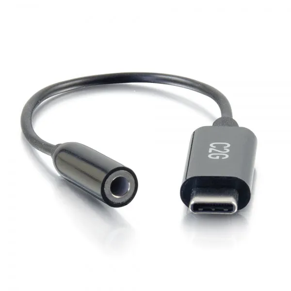 C2g Usb C To 3.5Mm Audio Adapter - Usb C To Aux Cable - Usb C To Headphone Jack - Usb-C To Headphone Jack Adapter - 24 P