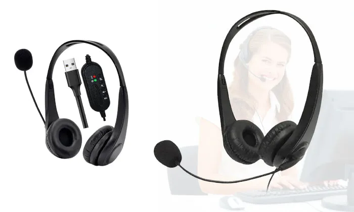 Call Center Headset With Microphone