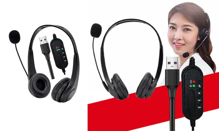 Call Center Headset With Microphone