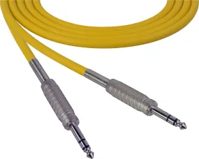 Canare Star-Quad Cable 1/4-Inch TRS Male to Male 100 Foot - Yellow - B-Stock (Used)