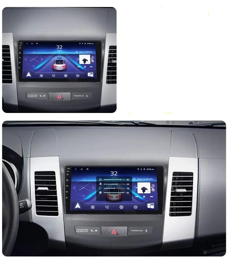 Car Dealz 9" Android 10.0 Mitsubishi Outlander 2 XL 2005-2011 In Dash Plus OEM Fascia