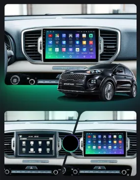 Car Dealz Premium Advanced 4G Data Model 10.2" Android 12.0 For Kia Sportage 4 QL 2016 - 2018 In Dash Plus OEM Fascia