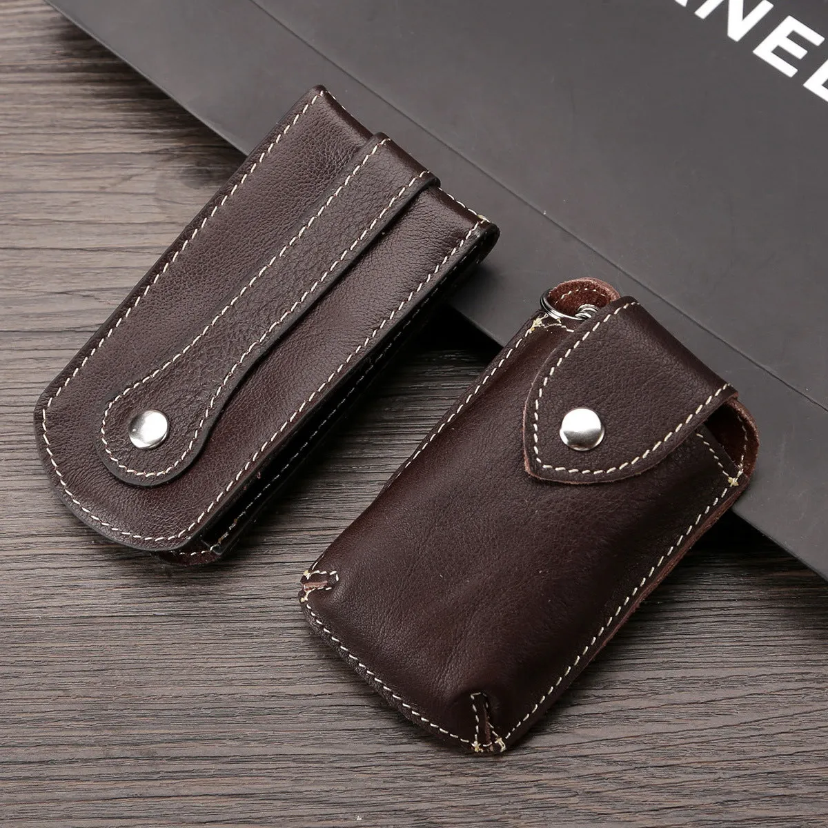 Car key bag with belt waist keychain