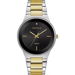 Caravelle  Modern CAR Mens Stainless Steel