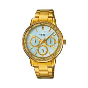 Casio LTP-2087G-2AVDF Gold Stainless Watch for Women