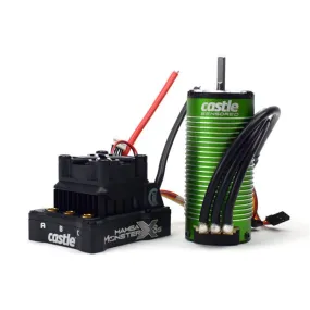 Castle Mamba Monster X 8S, 33.6V ESC w/ 1520-1650KV Motor CAS010-0165-04