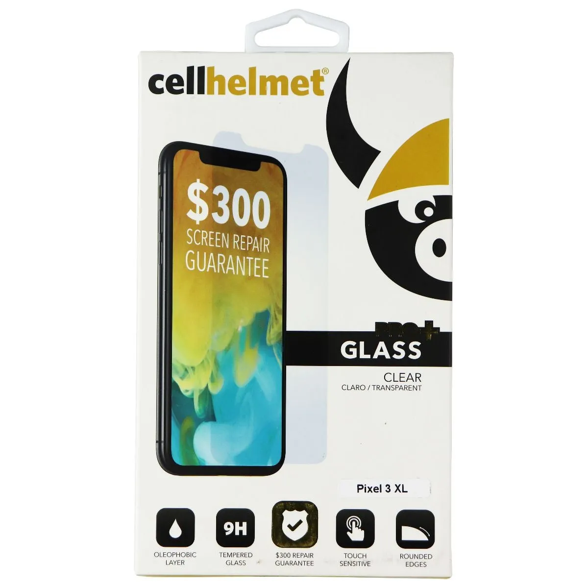 CellHelmet Glass Pro  Series Screen Protector for Google Pixel 3 XL - Clear