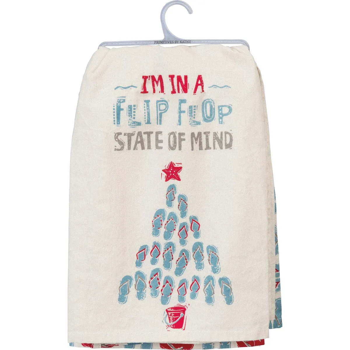 Christmas Kitchen Towel In a Flip Flop State of Mind