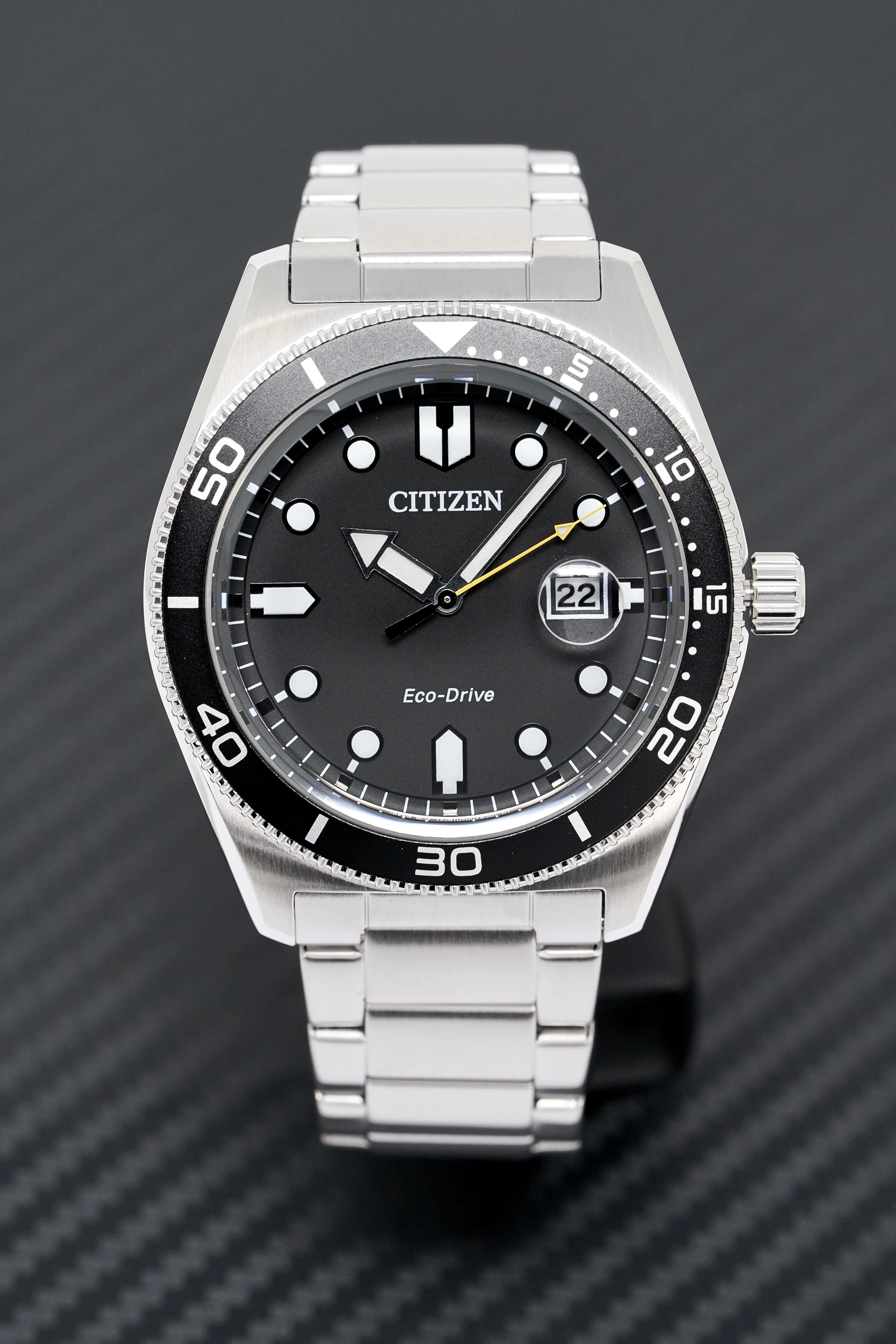 Citizen Men's Watch Eco-Drive Sport Black Silver AW1760-81E