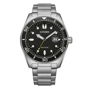 Citizen Men's Watch Eco-Drive Sport Black Silver AW1760-81E