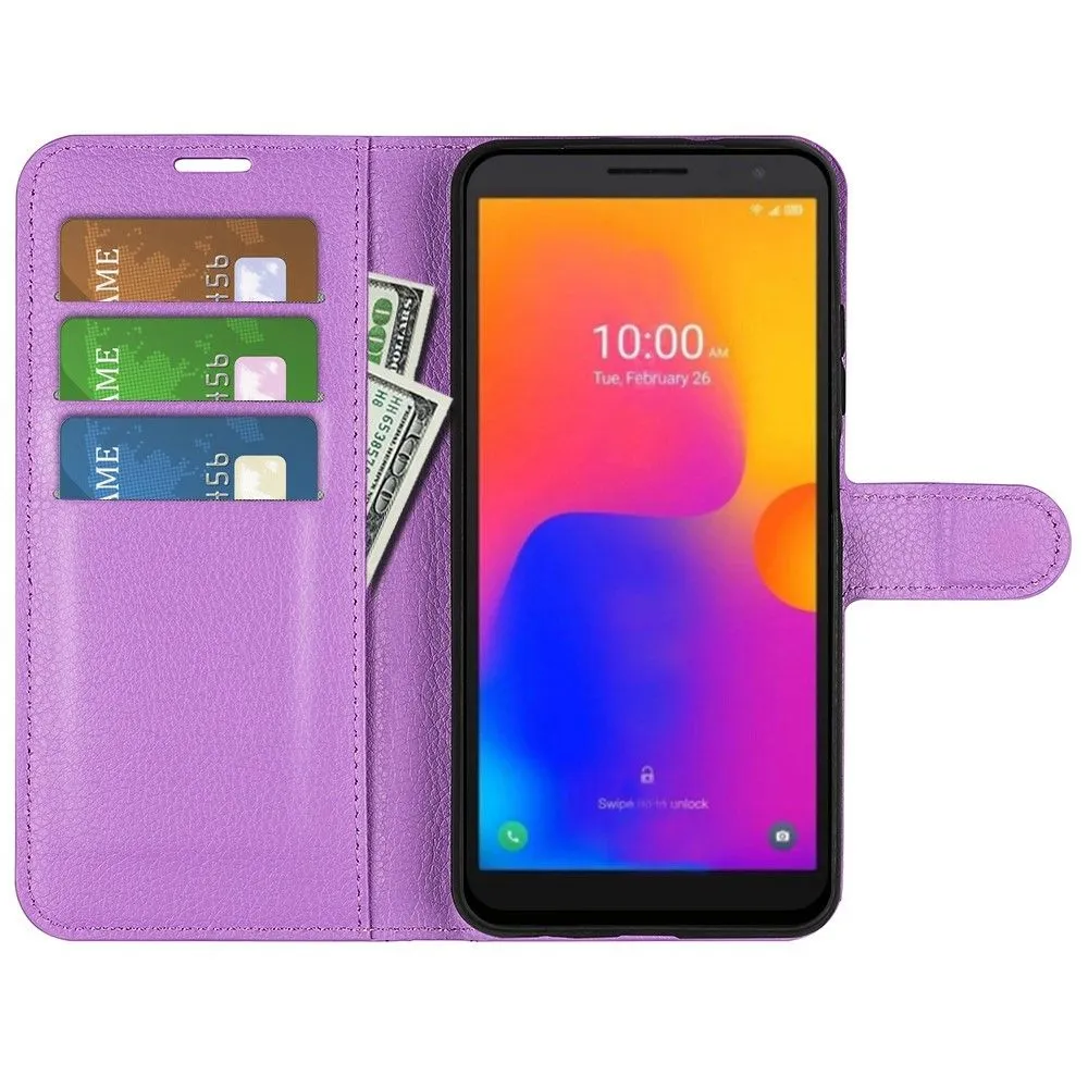 Classic Alcatel 1B (2022) flip case - Purple