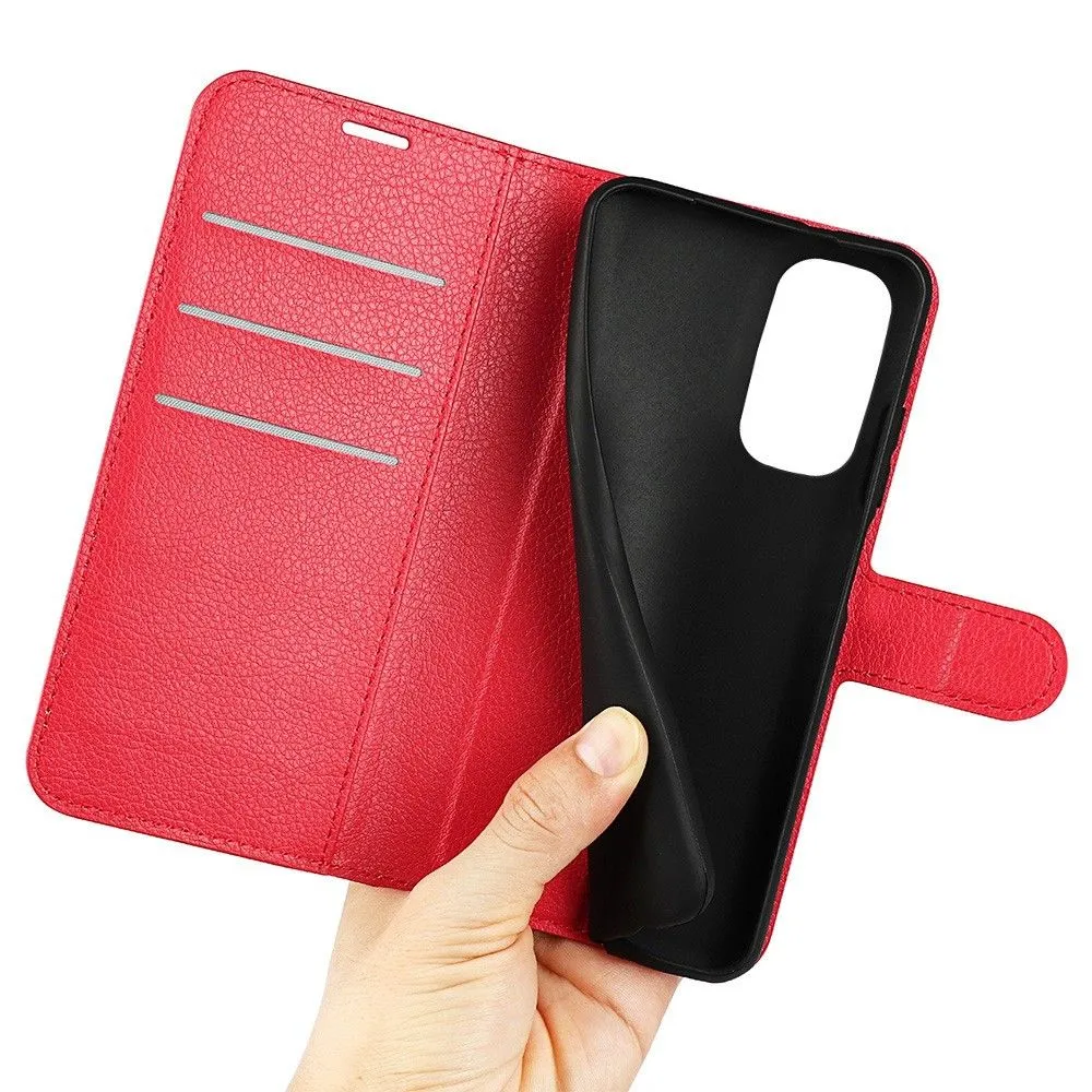 Classic Motorola Edge 30 flip case - Red