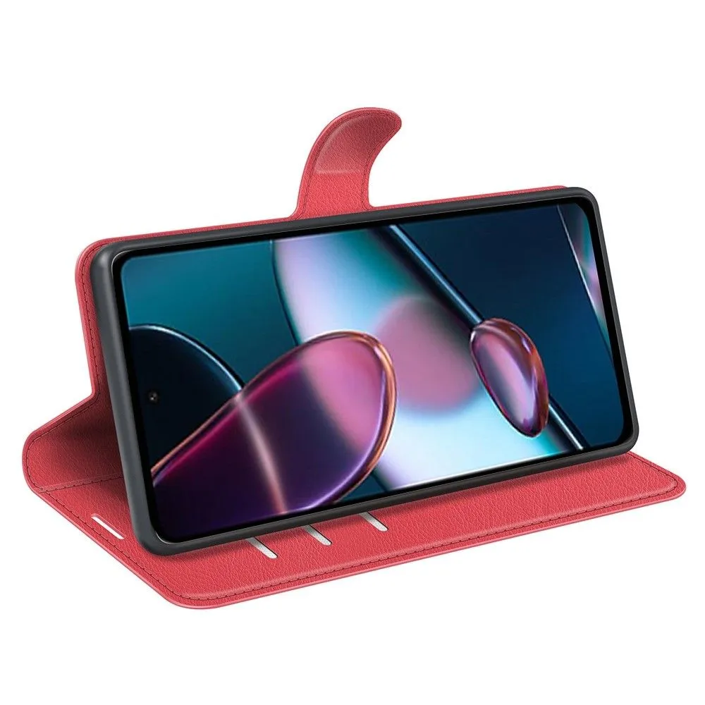 Classic Motorola Edge 30 flip case - Red