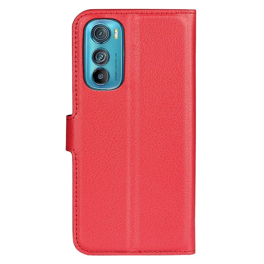 Classic Motorola Edge 30 flip case - Red