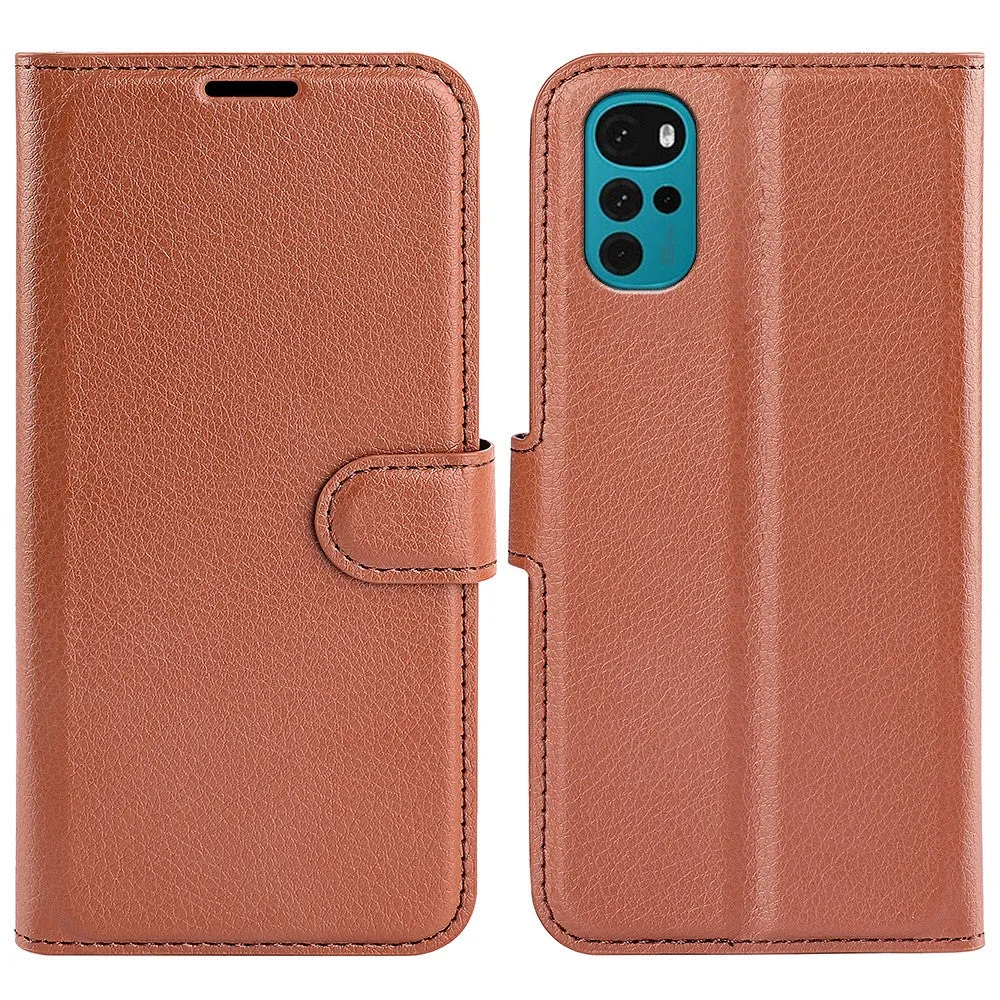 Classic Motorola Moto G22 flip case - Brown