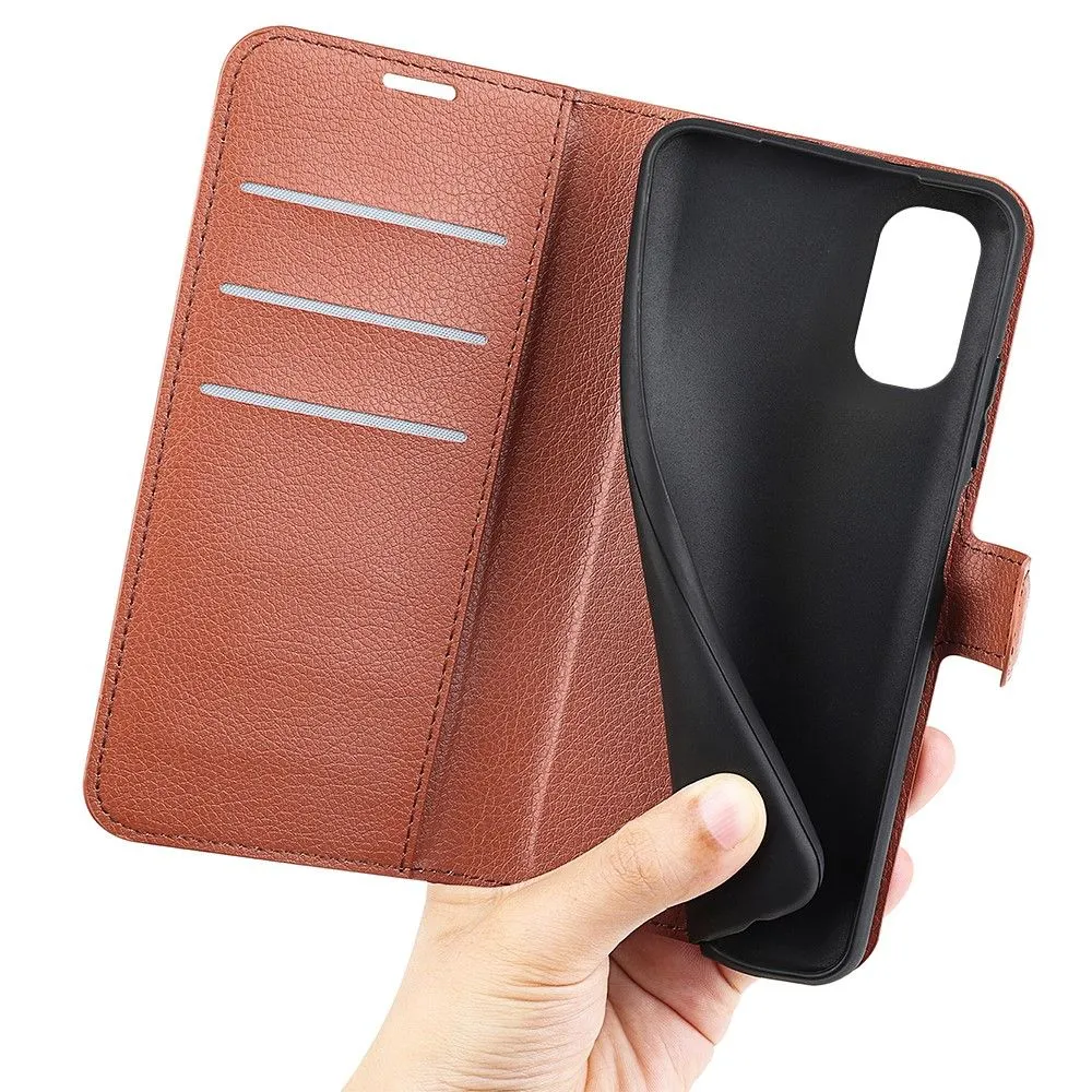 Classic Motorola Moto G22 flip case - Brown