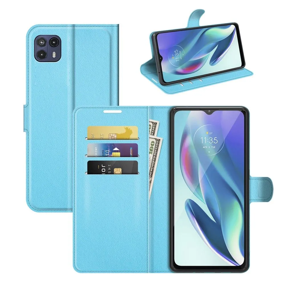 Classic Motorola Moto G50 5G flip case - Blue