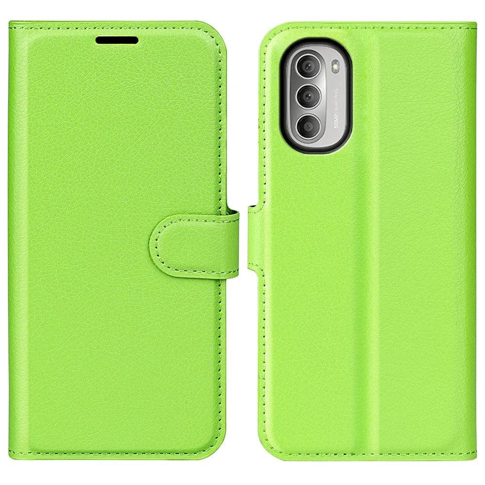 Classic Motorola Moto G51 5G flip case - Green