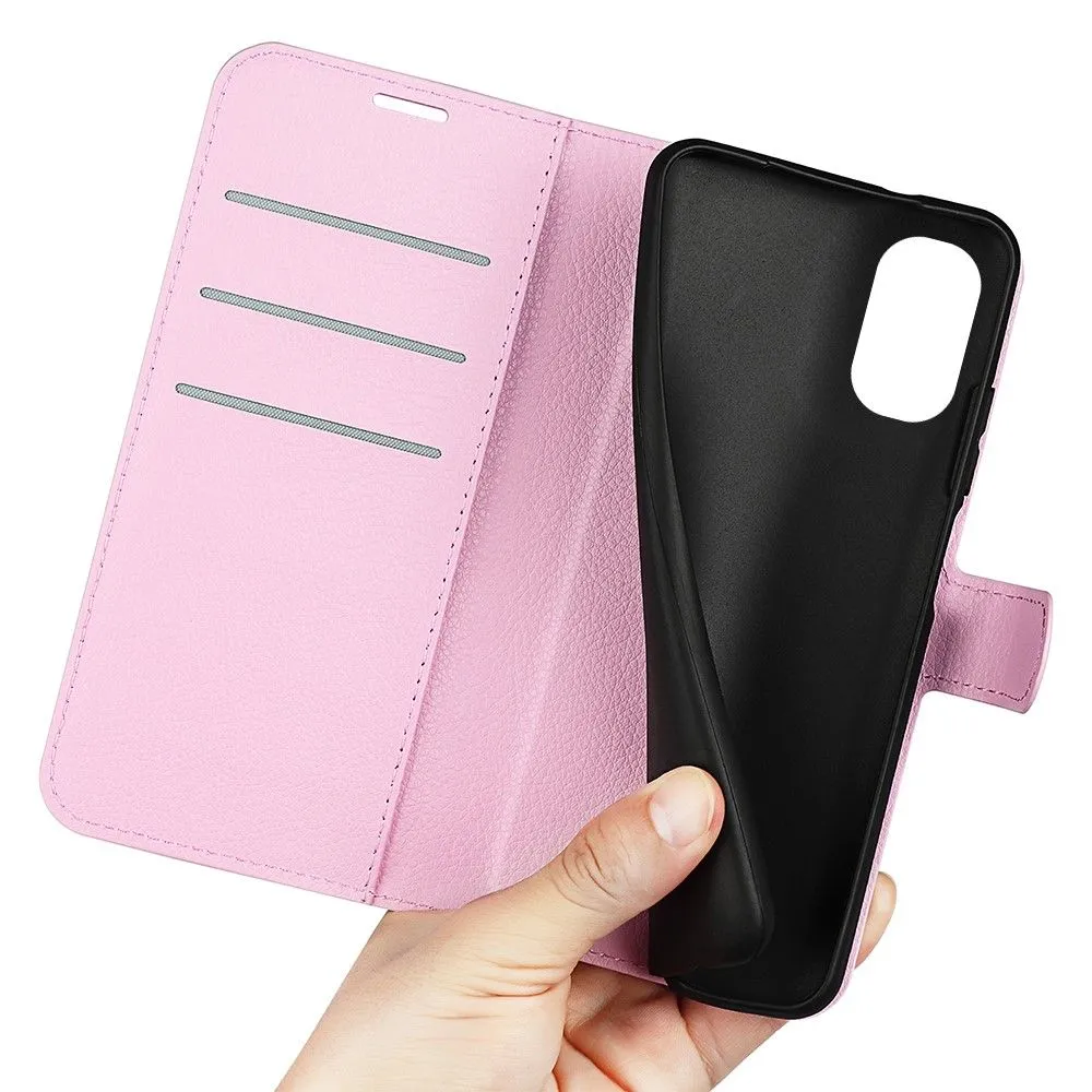 Classic Motorola Moto G51 5G flip case - Pink