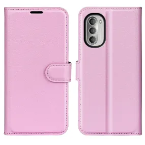 Classic Motorola Moto G51 5G flip case - Pink