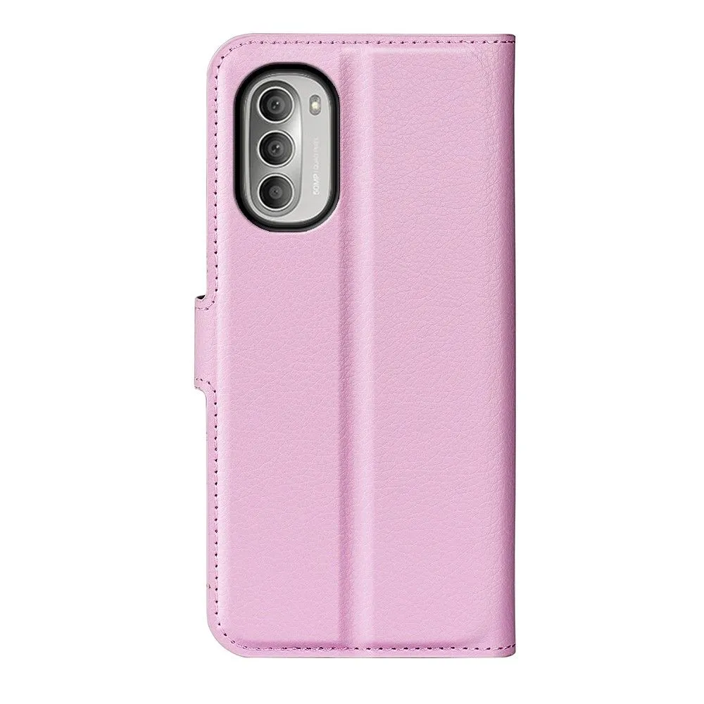 Classic Motorola Moto G51 5G flip case - Pink