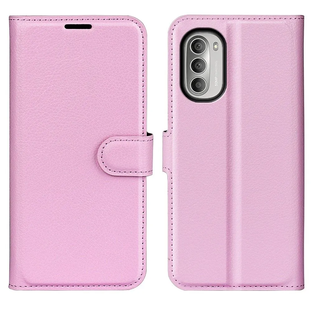 Classic Motorola Moto G51 5G flip case - Pink