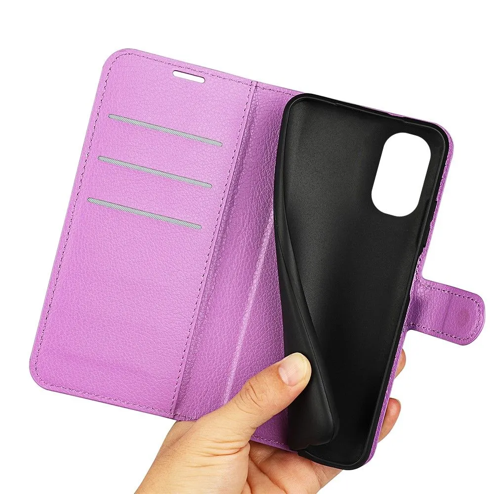 Classic Motorola Moto G51 5G flip case - Purple