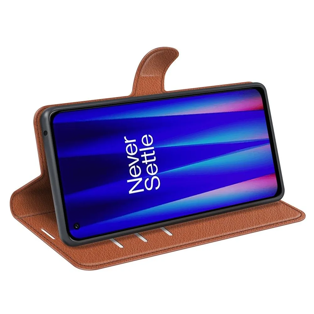 Classic OnePlus Nord CE 2 5G flip case - Brown