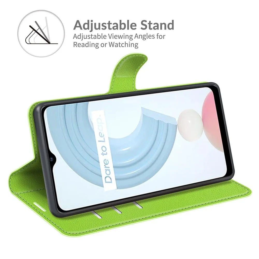 Classic Realme C21 flip case - Green