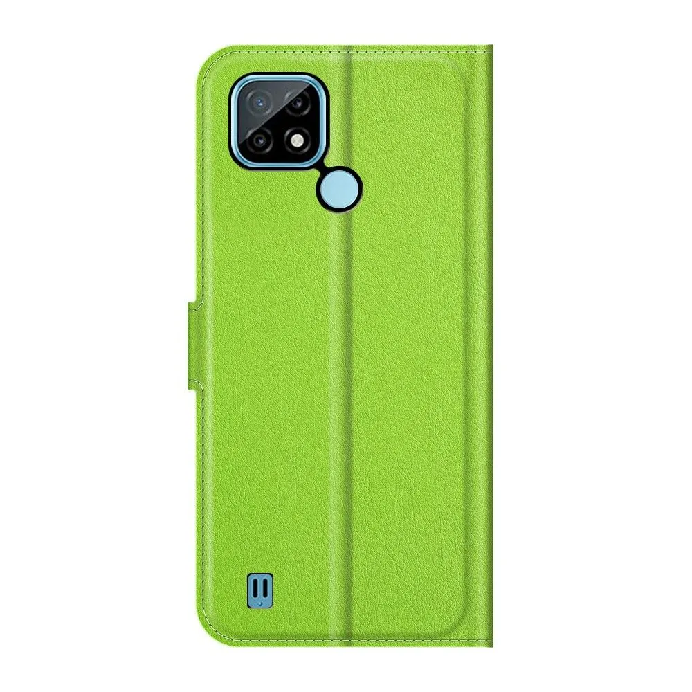 Classic Realme C21 flip case - Green