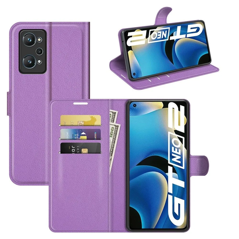 Classic Realme GT2 / GT Neo2 flip case - Purple