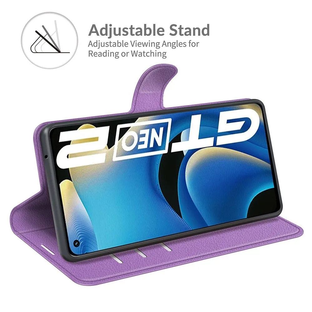 Classic Realme GT2 / GT Neo2 flip case - Purple