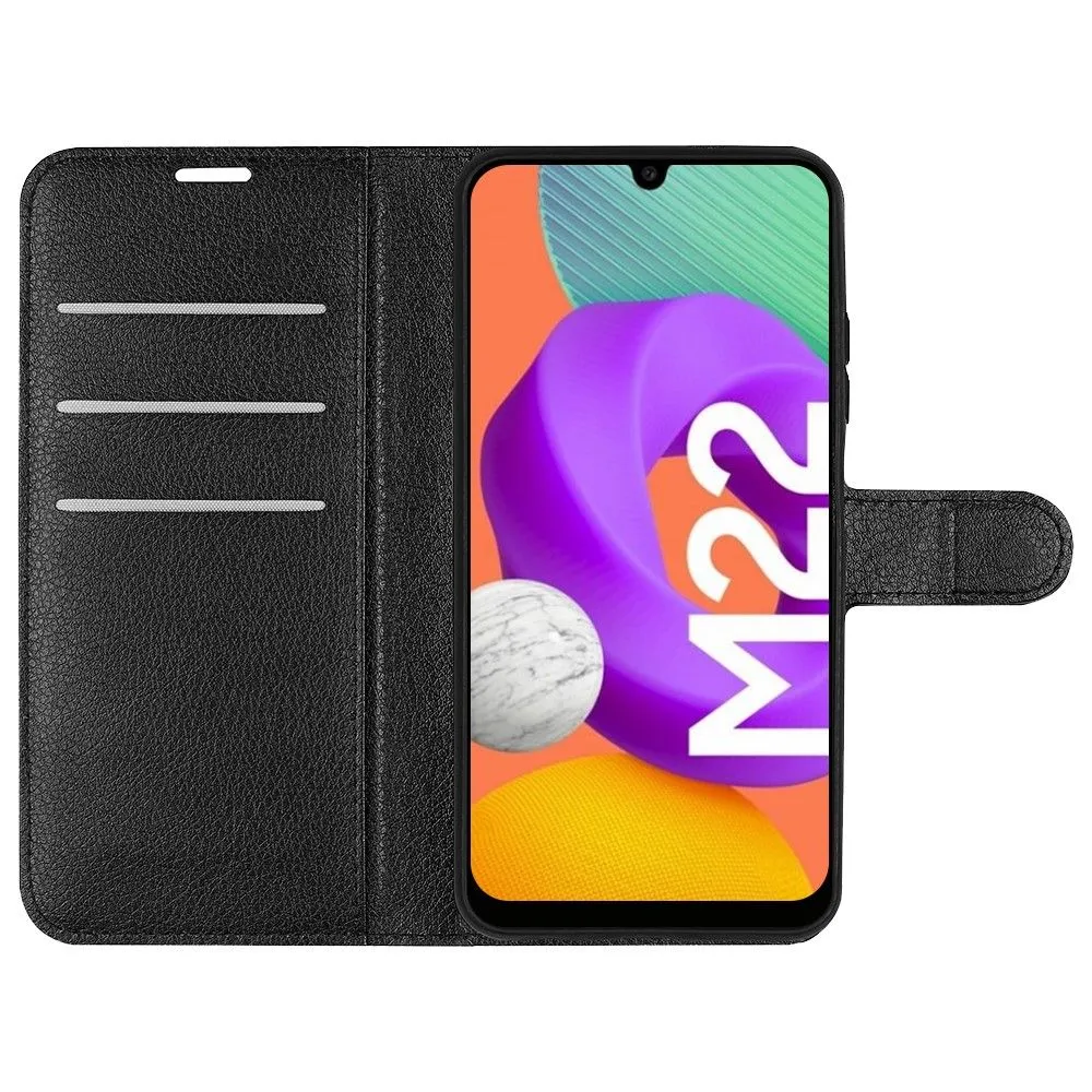 Classic Samsung Galaxy M22 flip case - Black