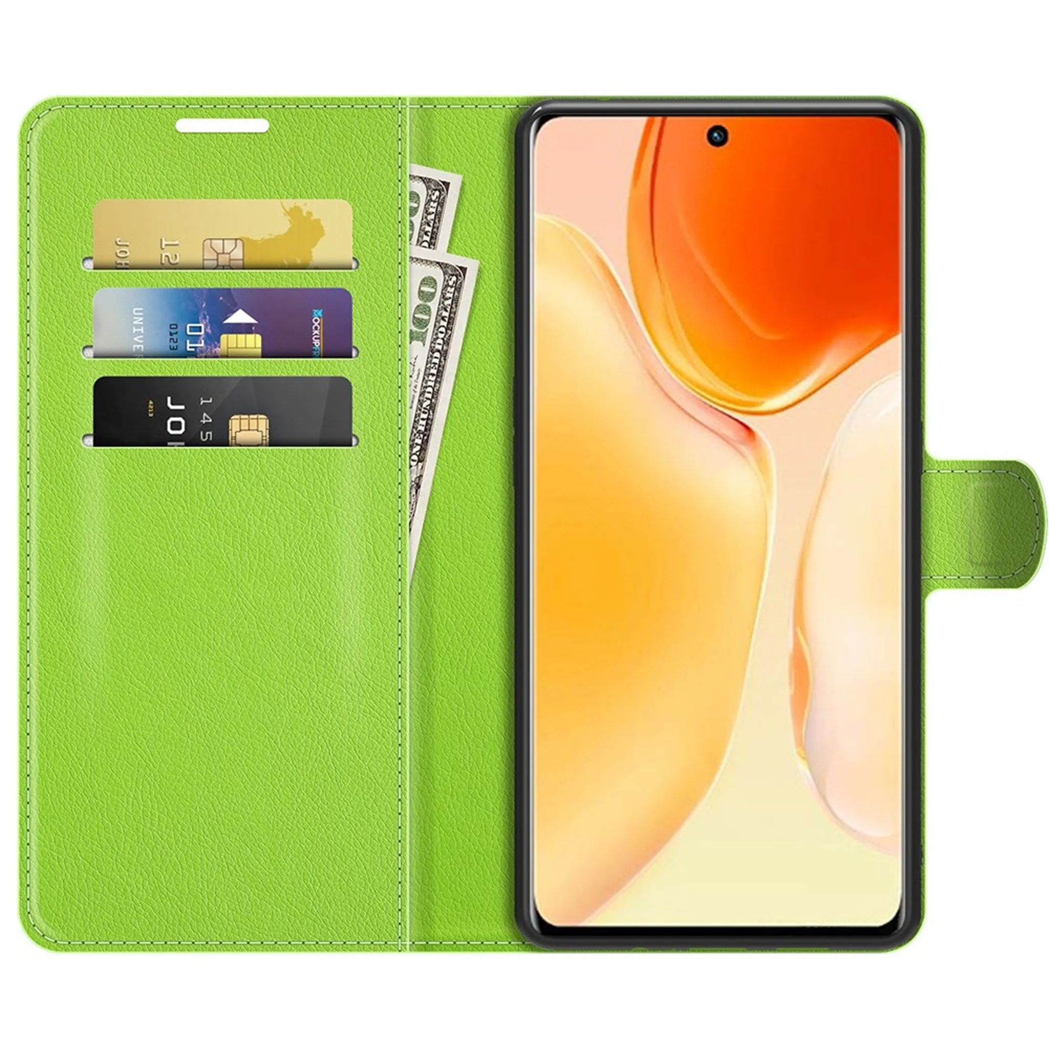 Classic Vivo X70 Pro flip case - Green