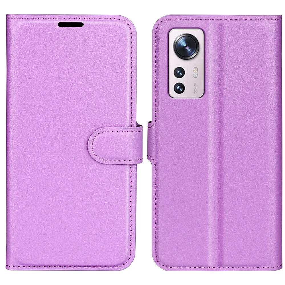 Classic Xiaomi 12 Lite flip case - Purple