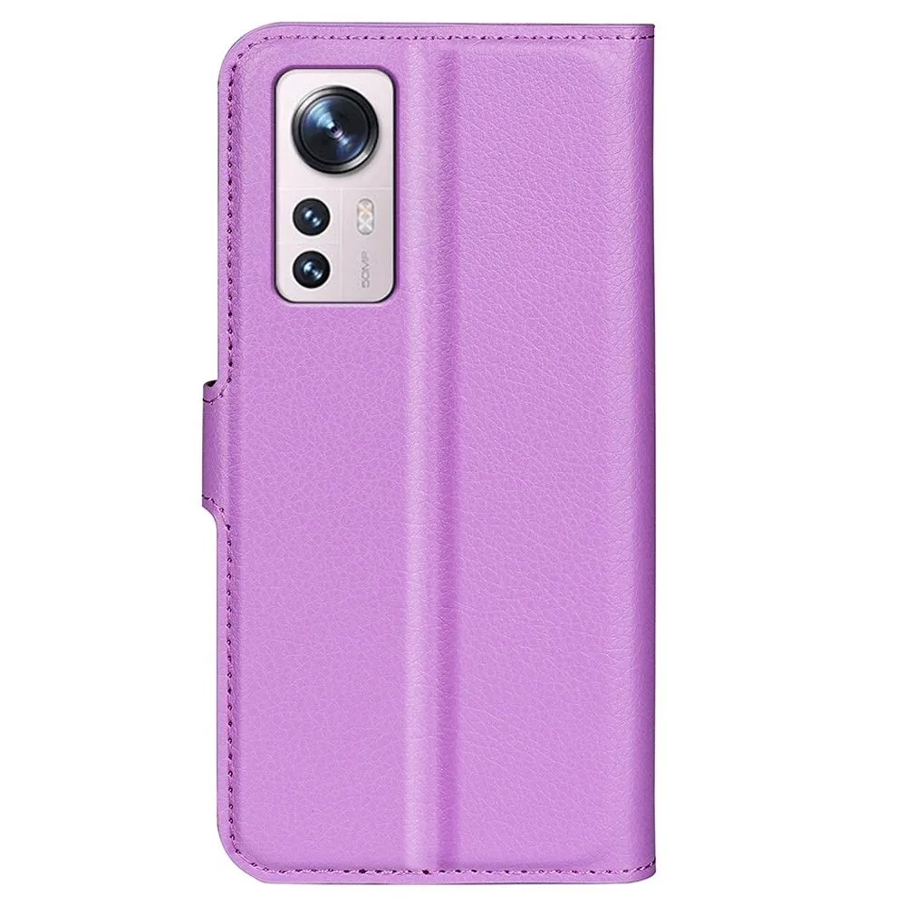 Classic Xiaomi 12 Lite flip case - Purple