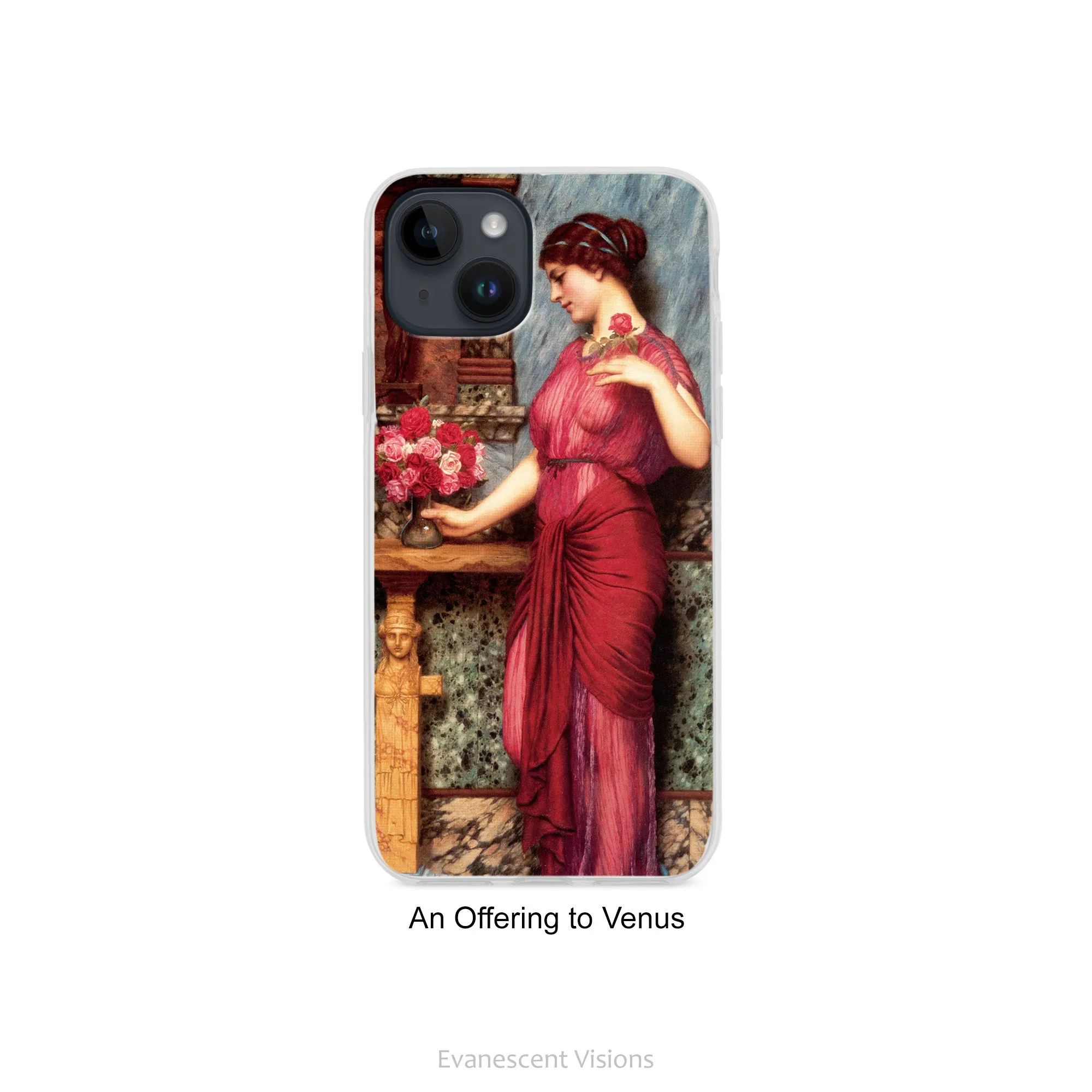 Classical Dreaming Women Art Phone Case for iPhones,  J W Godward Victorian Art