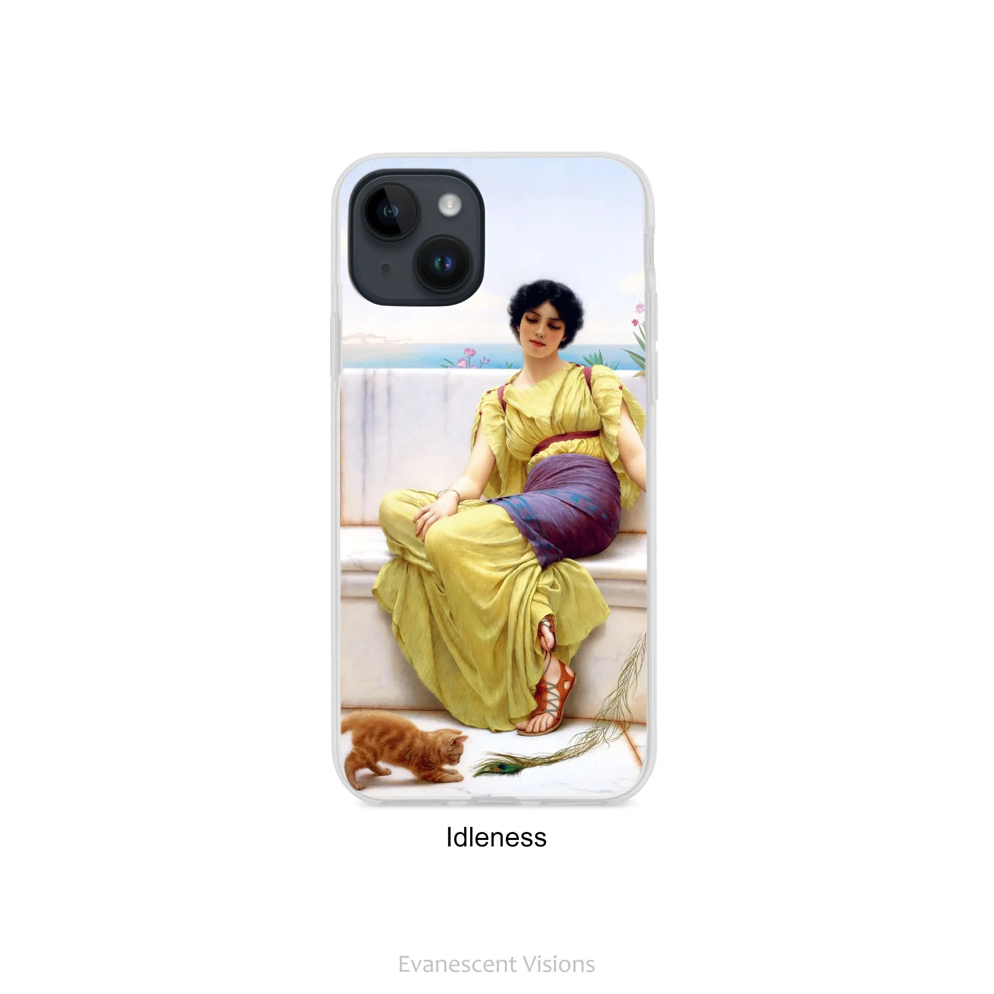 Classical Dreaming Women Art Phone Case for iPhones,  J W Godward Victorian Art