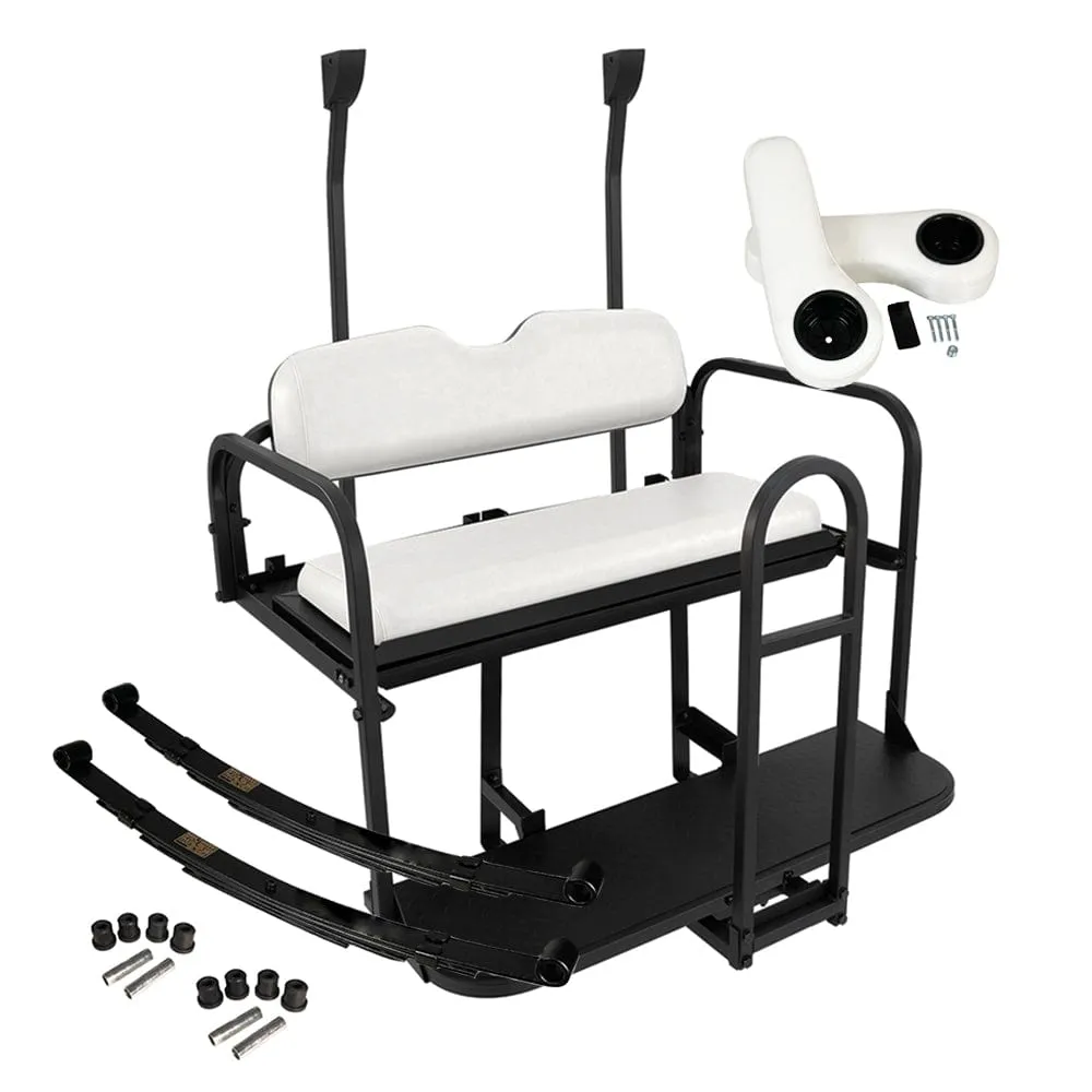 Club Car Precedent / Tempo / Onward Golf Cart Rear Flip Seat Kit (2004 - Up) | Gusto®